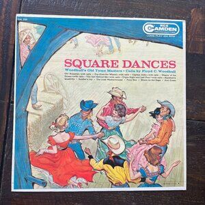 SQUARE DANCES Vintage 1960 Vinyl LP Record Calls by Floyd C. Woodhull